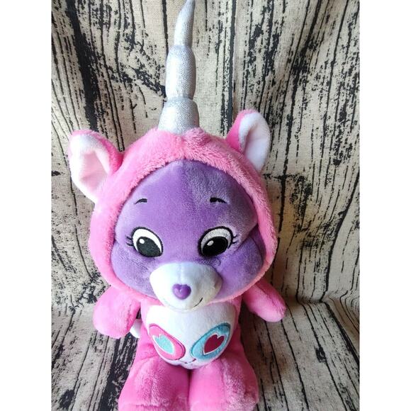 Care Bear Share bear hoodie unicorn buddy plush - Picture 5 of 9